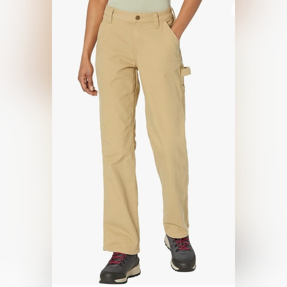 Carhartt ✨️NWT✨️ Women's Original Fit Crawford Pants, Size 8 Reg in Dark Khaki